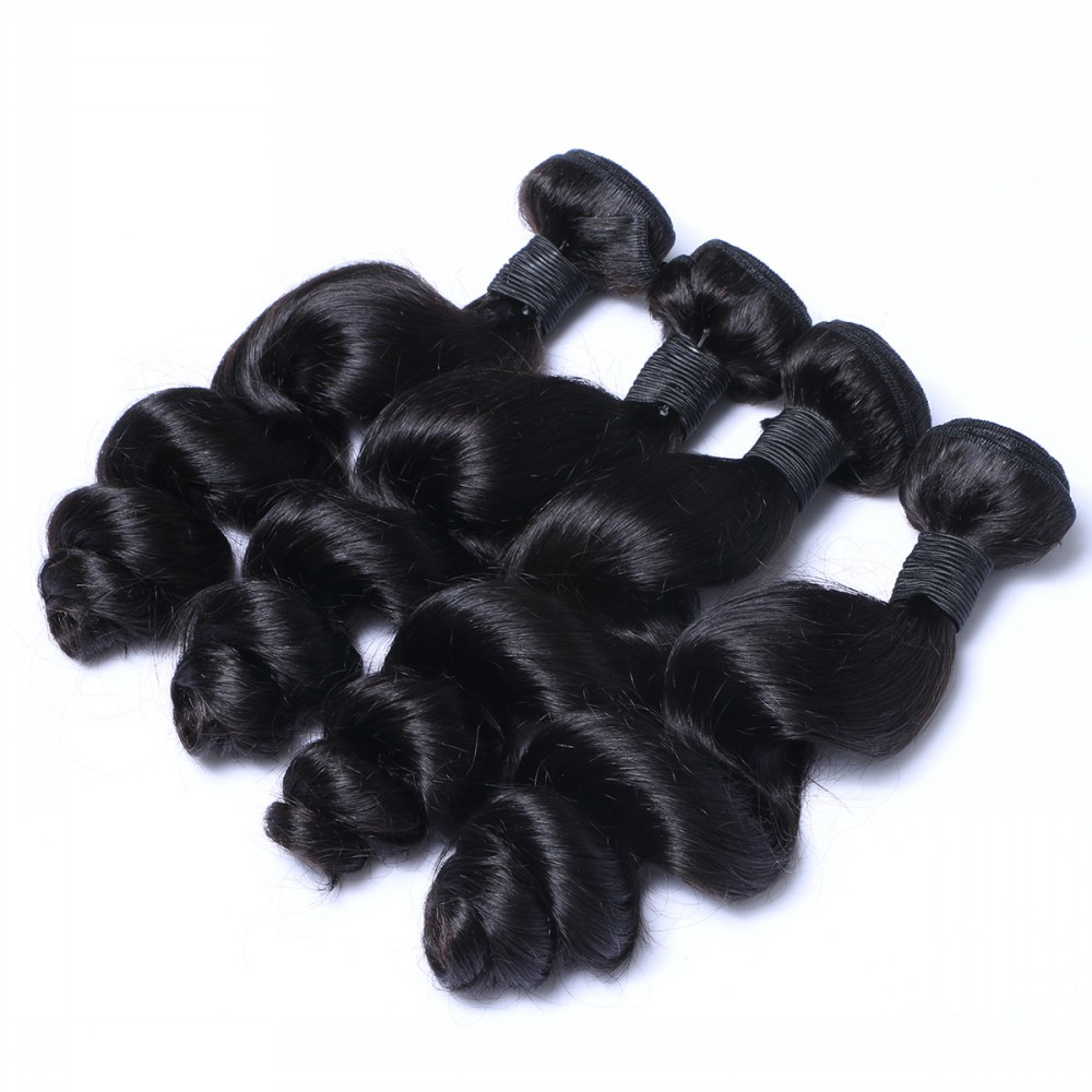 Virgin mink brazilian hair bundles and hair extensions with high quality and wholesale price YL050